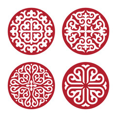 Traditional ornament of Asian nomads