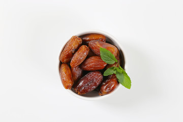 bowl of dried dates
