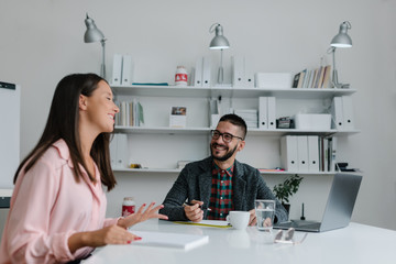 Positive communication at a job interview