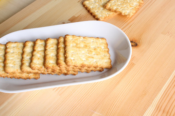 cracker, biscuit dry French