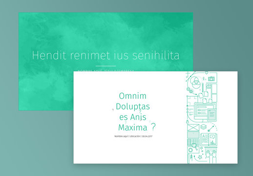 Dise&ntilde;o de presentaci&oacute;n de infograf&iacute;a