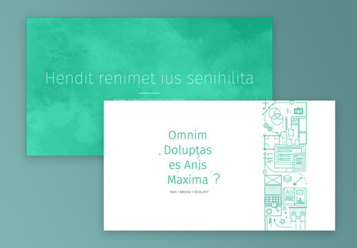 Mod&egrave;le de pr&eacute;sentation d'infographie