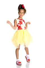 Portrait of a beautiful little girl