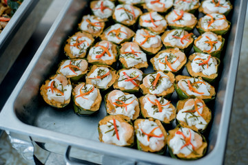 buffet, food bar, self service restaurant