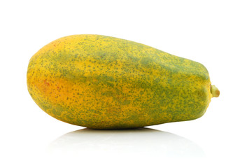 Papaya isolated on white background