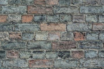 Brownish Red Brick Wall for 3D Texture