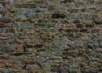 Black brick wall for 3D texture