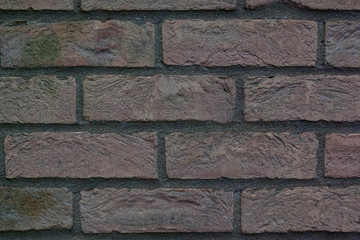 Brownish Red Brick Wall for 3D Texture