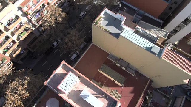 Barcelona. Vista aerea de Barcelona capital de Catalu&ntilde;a (Espa&ntilde;a) Video aereo con Drone