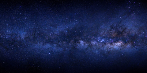 Fototapeta na wymiar milky way galaxy with stars and space dust in the universe
