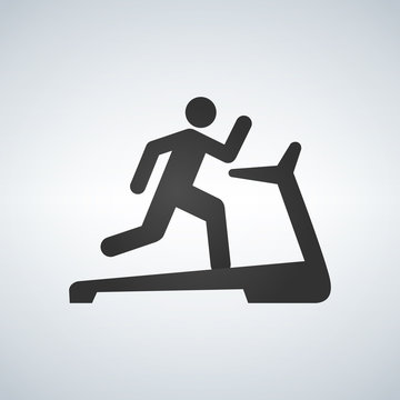 Man on treadmill Icon