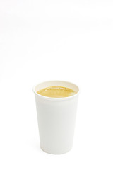 Hot coffee black coffee
