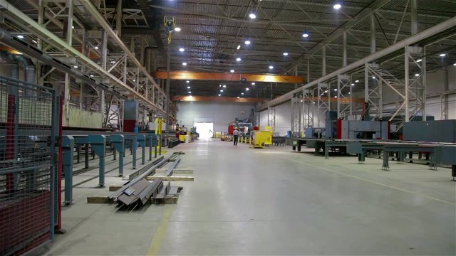 Industrial Factory. Metal production