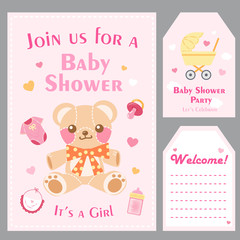 cartoon baby shower