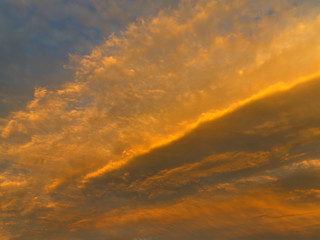 Fototapeta premium 夕焼け雲