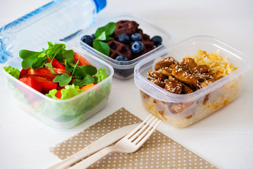 work or school, or dieting concept