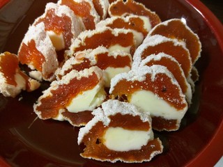 干し柿のバター挿み