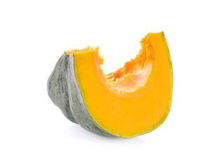 Fresh pumpkin isolated on white background.