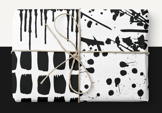 Pinselstrich-Muster-Set