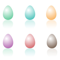Easter Eggs Template Set