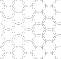 Naklejka premium Seamless vector light ornament. Modern background. Geometric modern pattern