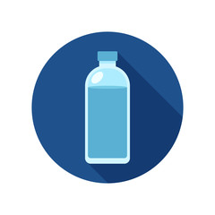 Water bottle flat icon