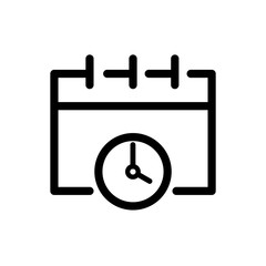 Meeting deadlines vector icon