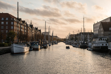 City canal in Copenhagen