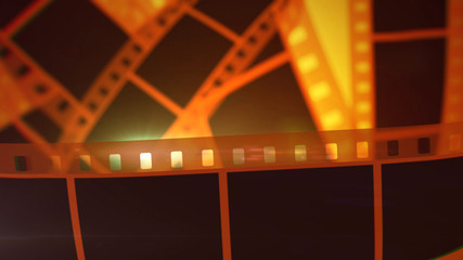 Obraz premium Hollywood Film Tape Rolls