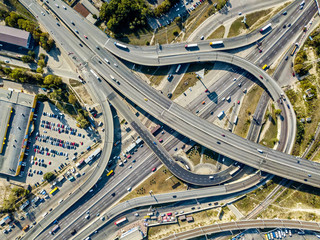Aerial photo of cityscape