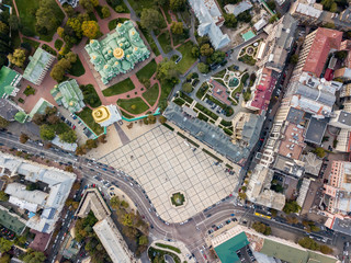 Aerial photo of cityscape