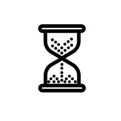 Hourglass vector icon