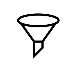 Funnel vector icon