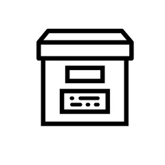 Archive vector icon
