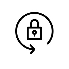 Lock vector icon