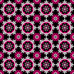 Seamless geometric ethnic  pattern. Fashion mexican, navajo or aztec, native american ornament.  Colored vector design element for frame and border, textile, fabric or paper print. Vector background