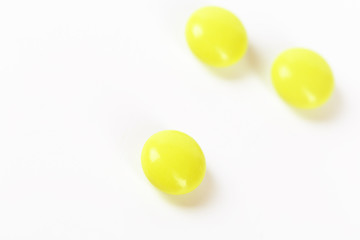 pills isolated on white