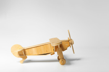 toy airplane isolated