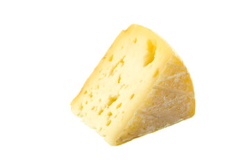 cheese isolated on white