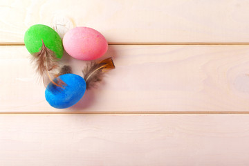 easter colorful eggs