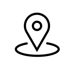 Location pin vector icon