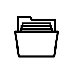 Folder vector icon