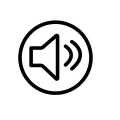 Speaker vector icon