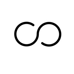 Infinity vector icon