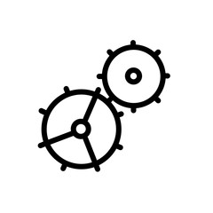 Obraz premium Settings vector icon