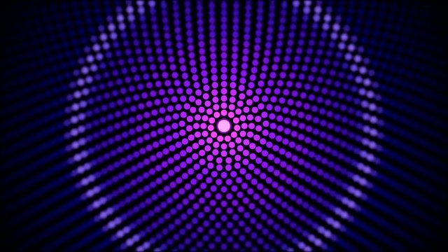Flashing Circle Lights Animation - Loop Purple