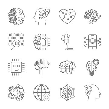 Machine learning, AI, artificial intelligence, concept technolog