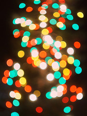 Abstract blurred colourful lights background