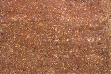 Brown rock texture with natural pattern