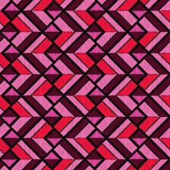 Seamless geometric pattern. Scribble texture. Textile rapport.